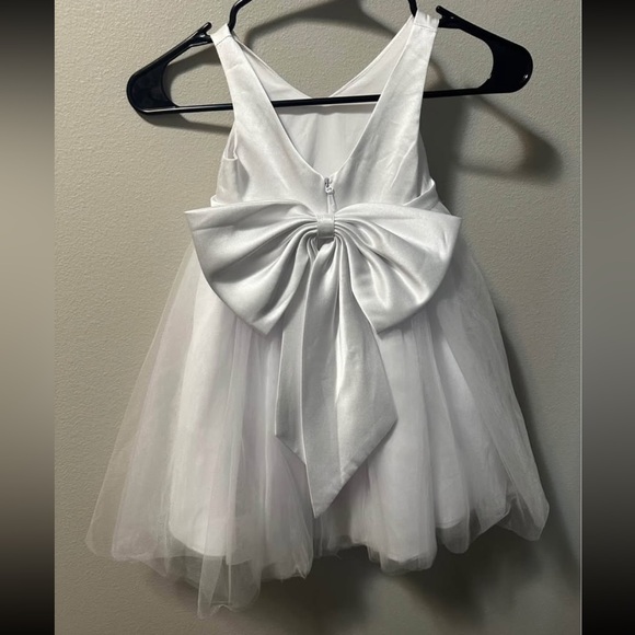 Azazie Toddler Flowergirl Dress and Shoes - Picture 2 of 5